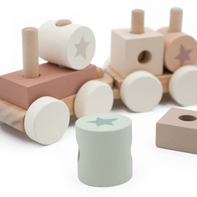 Jumini Montessori Stacking Train
